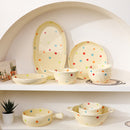 *30% OFF CLEARANCE SALE* Colorful Polka Dots Oven Safe Oval Dish