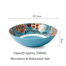 *50% CLEARANCE SALE* Assorted Festive Prints Huge Serving Bowl
