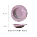 *30% CLEARANCE SALE* Swirls 8 Inch Soup Plate