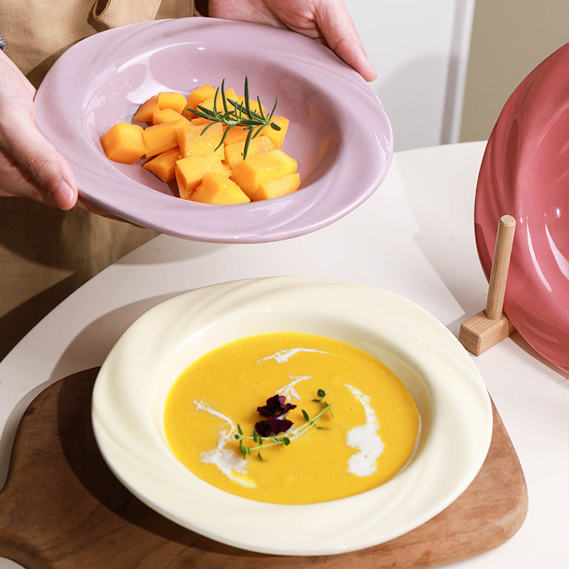 *30% CLEARANCE SALE* Swirls 8 Inch Soup Plate