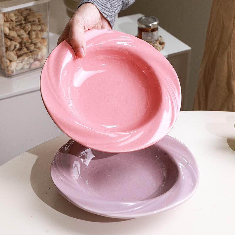 *30% CLEARANCE SALE* Swirls 8 Inch Soup Plate