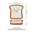 *30% CLEARANCE SALE*  Breakfast Toast Plates & Container Set