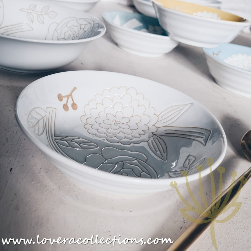 *Special Limited Offer* Japan Made Assorted Prints Dessert Bowls Set