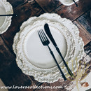 *RESTOCKED* Victorian White Dinnerware