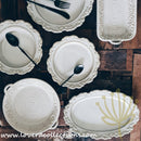 *RESTOCKED* Victorian White Dinnerware