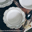 *RESTOCKED* Victorian White Dinnerware