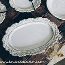 *RESTOCKED* Victorian White Dinnerware