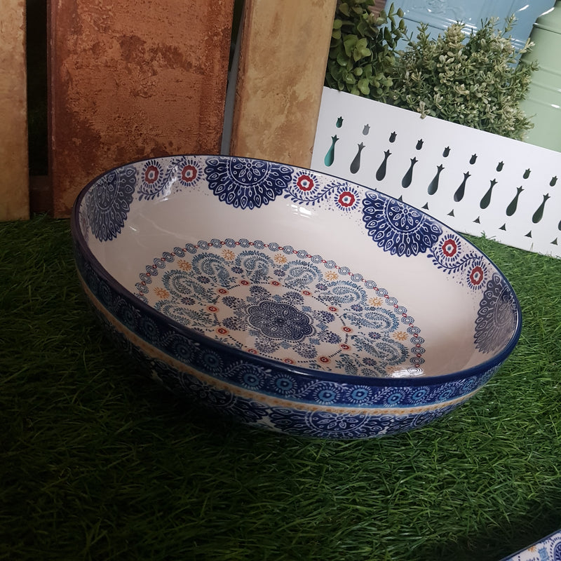 [NEW!] Blue Talavera Serving Dishes