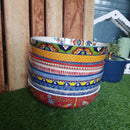 *50% CLEARANCE SALE* Assorted Festive Prints Huge Serving Bowl