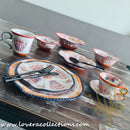 Afrocentric Orange Dinnerware & Serveware Collection - Lovera Collections