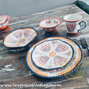 Afrocentric Orange Dinnerware & Serveware Collection - Lovera Collections