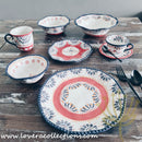 Afrocentric Red Dinnerware & Serveware Collection - Lovera Collections