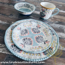 Afrocentric Light Blue Dinnerware & Serveware Collection - Lovera Collections