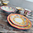 Afrocentric Yellow Dinnerware & Serveware Collection - Lovera Collections