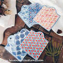 *50% OFF + BUY 1 FREE 1 PROMO* Bohemian Prints Ceramic Square Trivet