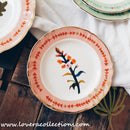 *50% CLEARANCE SALE* Bitossi Italy Botanica Blue Dinner Plate