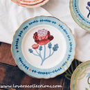 *50% CLEARANCE SALE* Bitossi Italy Botanica Blue Dinner Plate