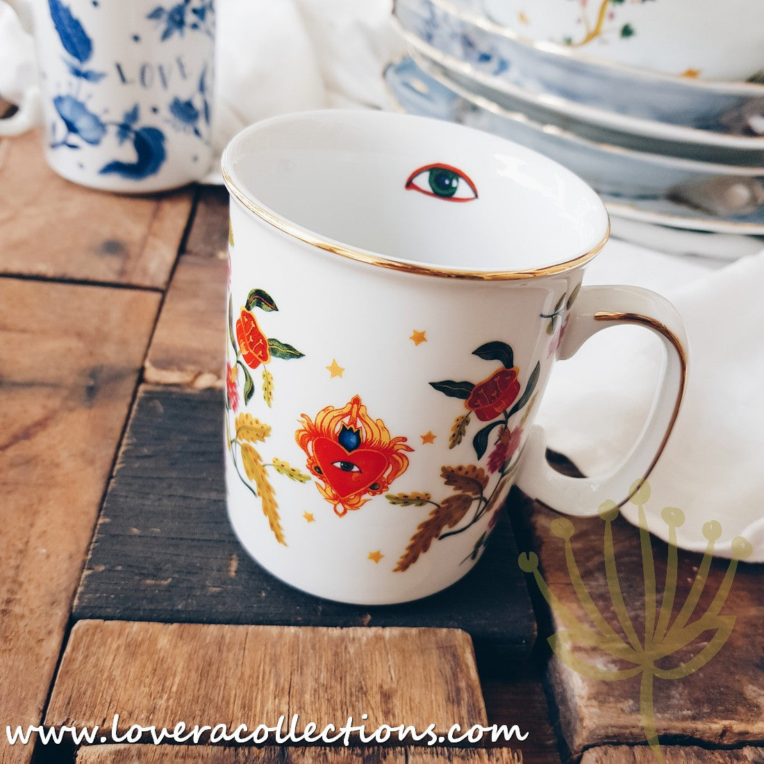 イタリア陶器　BITOSSIコレクション　ミッドセンチュリーデザイン 55% CLEARANCE SALE* Bitossi Italy Funky Table Mugs by Aitch