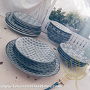 Awasaka Black & White Modern Assorted Prints Dinnerware Sets - Lovera Collections