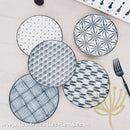Awasaka Black & White Modern Assorted Prints Dinnerware Sets - Lovera Collections