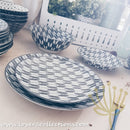 Awasaka Black & White Modern ARROWS Dinnerware Collection - Lovera Collections