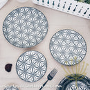 Awasaka Black & White Modern STARS Dinnerware Collection - Lovera Collections