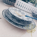 Awasaka Black & White Modern STARS Dinnerware Collection - Lovera Collections