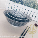 Awasaka Black & White Modern WAVES Dinnerware Collection - Lovera Collections