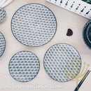 Awasaka Black & White Modern WAVES Dinnerware Collection - Lovera Collections