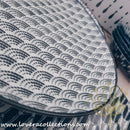 Awasaka Black & White Modern WAVES Dinnerware Collection - Lovera Collections