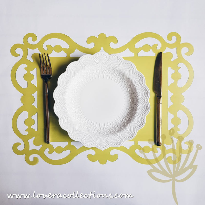 *LAST PRICE CLEARANCE PROMO* Bitossi Italy Baroque Placemat - Lovera Collections