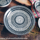 Awasaka Japan Black & White Tribal Dinnerware Collection - Lovera Collections