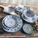 Awasaka Japan Blue Four Leaves Tea & Dinnerware Collection - Lovera Collections