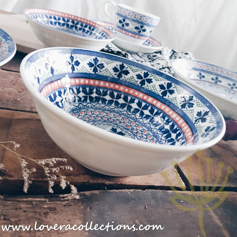 Awasaka Japan Blue Four Leaves Tea & Dinnerware Collection - Lovera Collections