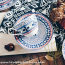 Awasaka Japan Blue Four Leaves Tea & Dinnerware Collection - Lovera Collections