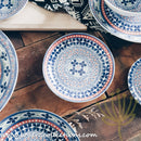 Awasaka Japan Blue Four Leaves Tea & Dinnerware Collection - Lovera Collections