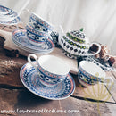 Awasaka Japan Blue Four Leaves Tea & Dinnerware Collection - Lovera Collections