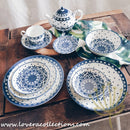 Awasaka Japan Blue & White Polka Dots Tea & Dinnerware Collection - Lovera Collections