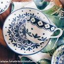 Awasaka Japan Blue & White Polka Dots Tea & Dinnerware Collection - Lovera Collections