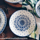 Awasaka Japan Blue & White Polka Dots Tea & Dinnerware Collection - Lovera Collections