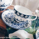 Awasaka Japan Blue & White Polka Dots Tea & Dinnerware Collection - Lovera Collections