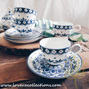 Awasaka Japan Blue & White Polka Dots Tea & Dinnerware Collection - Lovera Collections