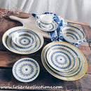Awasaka Japan Blue & Yellow Floral Tea & Dinnerware Collection - Lovera Collections
