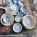 Awasaka Japan Blue & Yellow Floral Tea & Dinnerware Collection - Lovera Collections