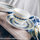 Awasaka Japan Blue & Yellow Floral Tea & Dinnerware Collection - Lovera Collections