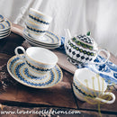 Awasaka Japan Blue & Yellow Floral Tea & Dinnerware Collection - Lovera Collections