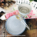 Bohemian Embossed Dinnerware Collection - Lovera Collections