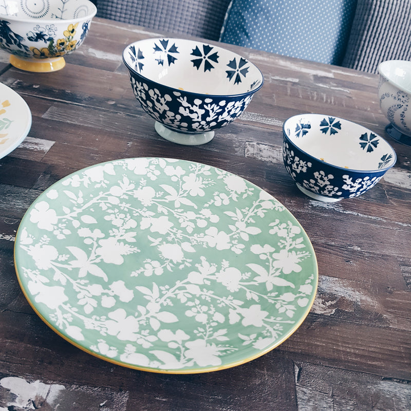 Botanic Colorful Floral Dinnerware Collection - Lovera Collections