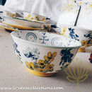 Botanic Colorful Floral Dinnerware Collection - Lovera Collections