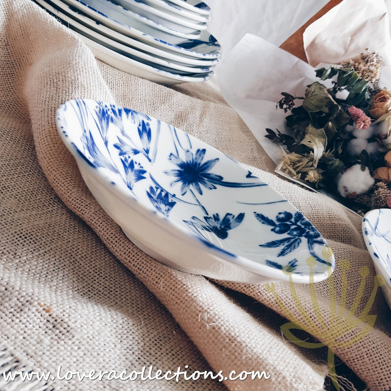 Aito Japan Botanical Blue & White Dinnerware Collection - Lovera Collections